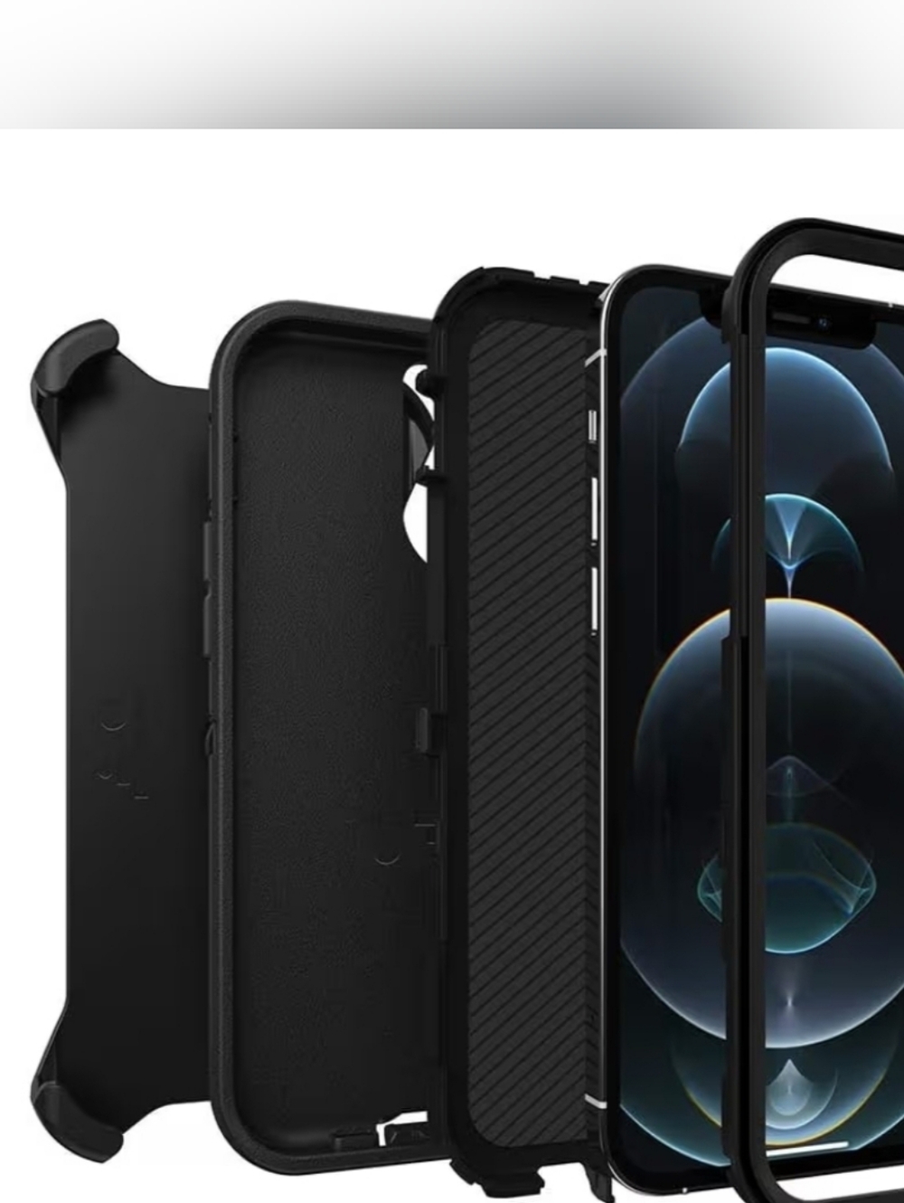 OtterBox Defender Series Screenless Edition Case for iPhone 12 & iPhone 12 Pro - Picture 4 of 5